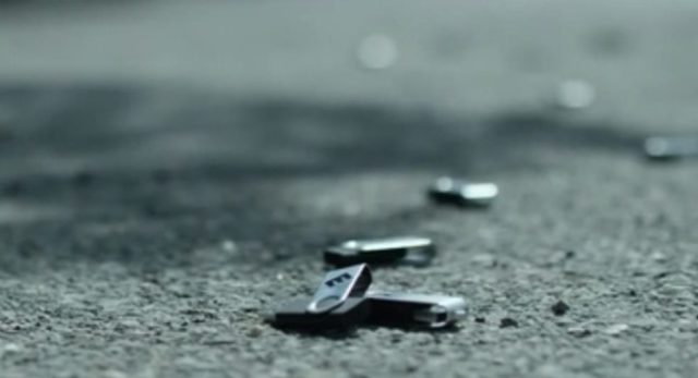 USB drives dropped in a parking lot